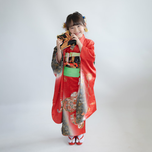 日本髪 髪飾り 七五三(7歳)～成人式 (赤みが強いピンク) 日本髪 髪飾り 七五三（7歳）～成人式 (赤) 日本髪 髪飾り