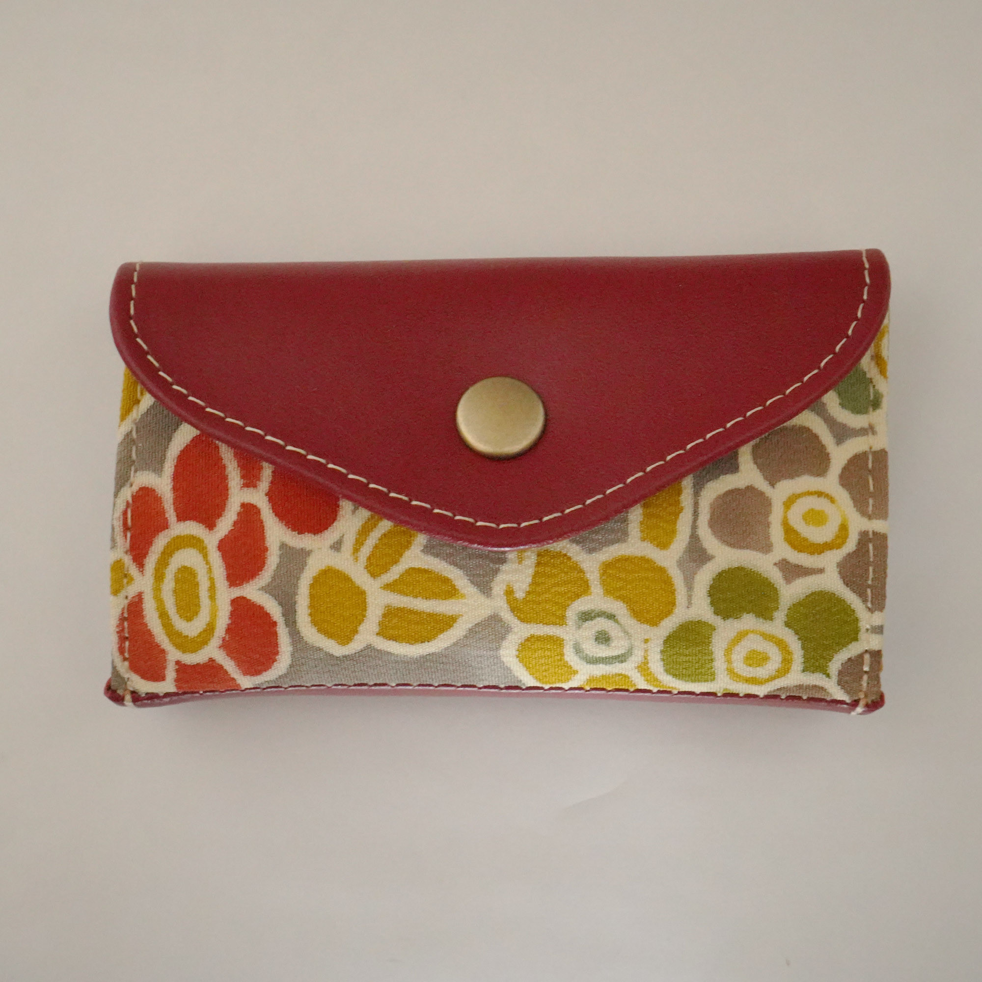 キーケース 大容量 キーホルダー カード収納 着物地×革 【セパレート】ZIZZ_sep_NO.217【柄違い再入荷】