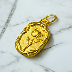 K18 18金　天然淡水真珠　ペンダント　45cm AU750刻印入り K18 18金 天然淡水真珠 ペンダント 45cm AU750刻印入り