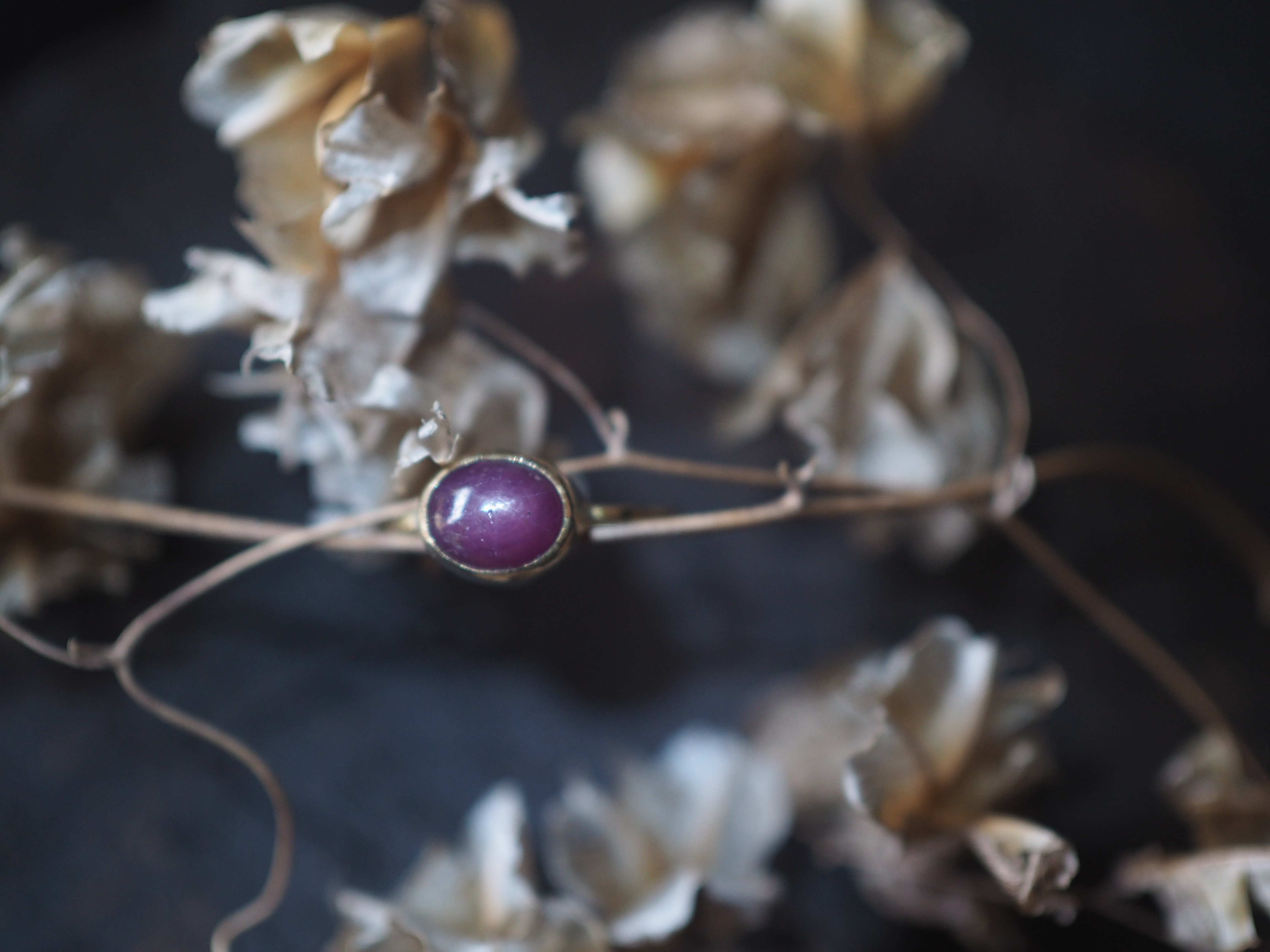 star ruby brass ring (shousho)