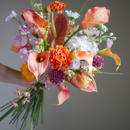 ウェディングブーケ 造花ブーケ 韓国ブーケ アーティフィシャル