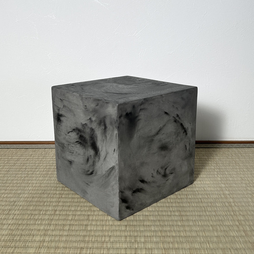 モールテックス ディスプレイ台 25cm角 グレージュ｜コンクリート 展示什器