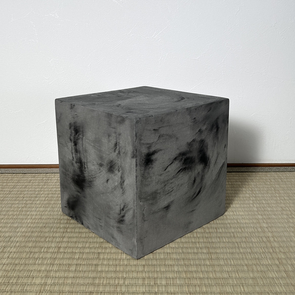 モールテックス ディスプレイ台 25cm角 グレー｜コンクリート 無機質