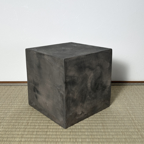 モールテックス ディスプレイ台 25cm角 グレー｜コンクリート 無機質