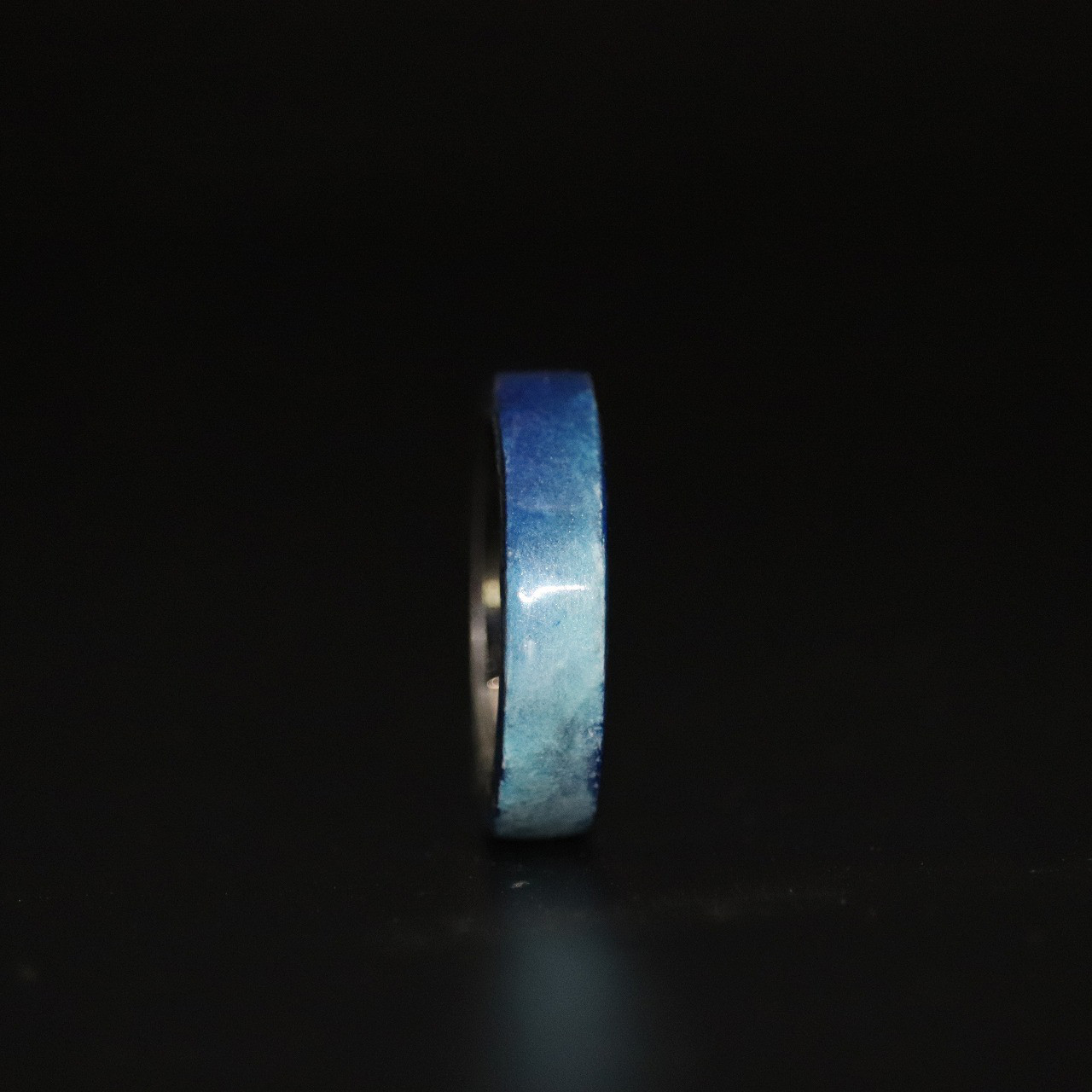 メタルリング　メタルウッド　指輪12号　手漉き和紙