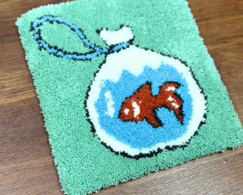 NEW】 『夏の思い出』 タフティング ラグ マット インテリア 海 受注