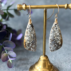 14kgf*宝石質*スイスブルートパーズとホワイトトパーズの