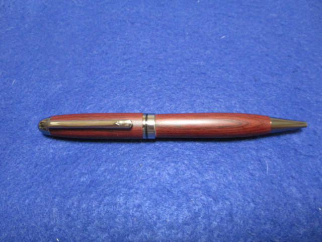 海南島黄花梨　中国産　世界最高峰　オイル仕上げ　ヨーロピアンボールペン　超希少材