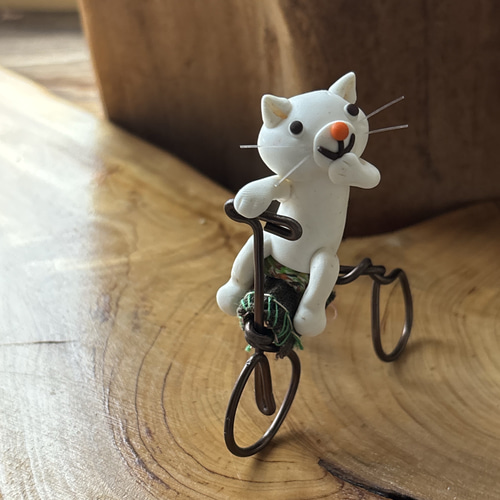 三輪車のねこちゃん 立体・オブジェ nendog 通販 19688852｜Creema