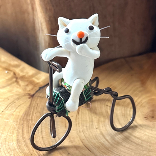 三輪車のねこちゃん 立体・オブジェ nendog 通販 19688852｜Creema