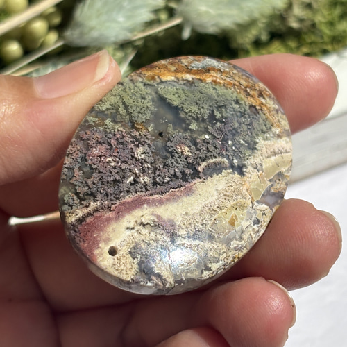 ガーデンアゲート（苔瑪瑙）｜インドネシア産 10 天然石 天然色 天然石