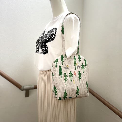 ⚮̈ミナペルホネンchoucho マドレーヌバッグ肩がけ