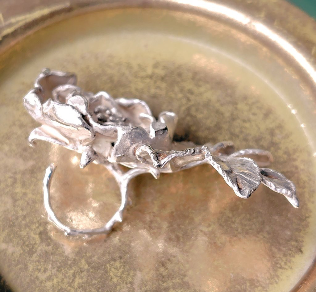 フリーサイズ・銀の指環：《アルバ　セミプレナ/Alba Semi-plena》