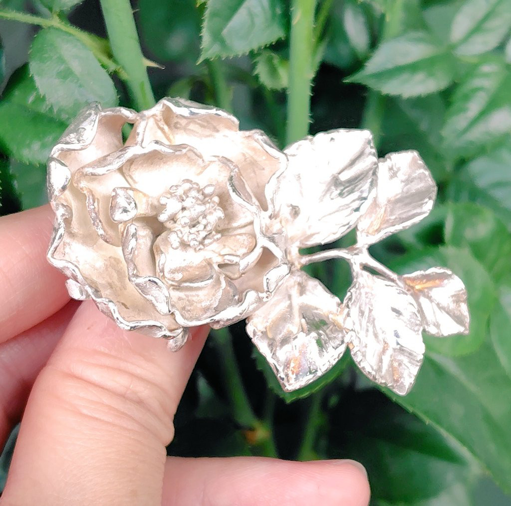 フリーサイズ・銀の指環：《アルバ　セミプレナ/Alba Semi-plena》