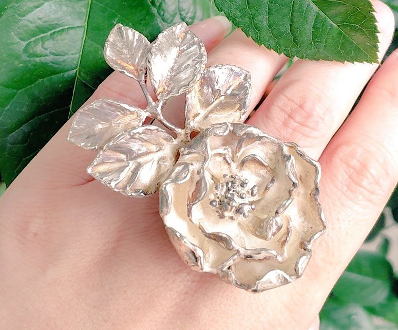 フリーサイズ・銀の指環：《アルバ　セミプレナ/Alba Semi-plena》