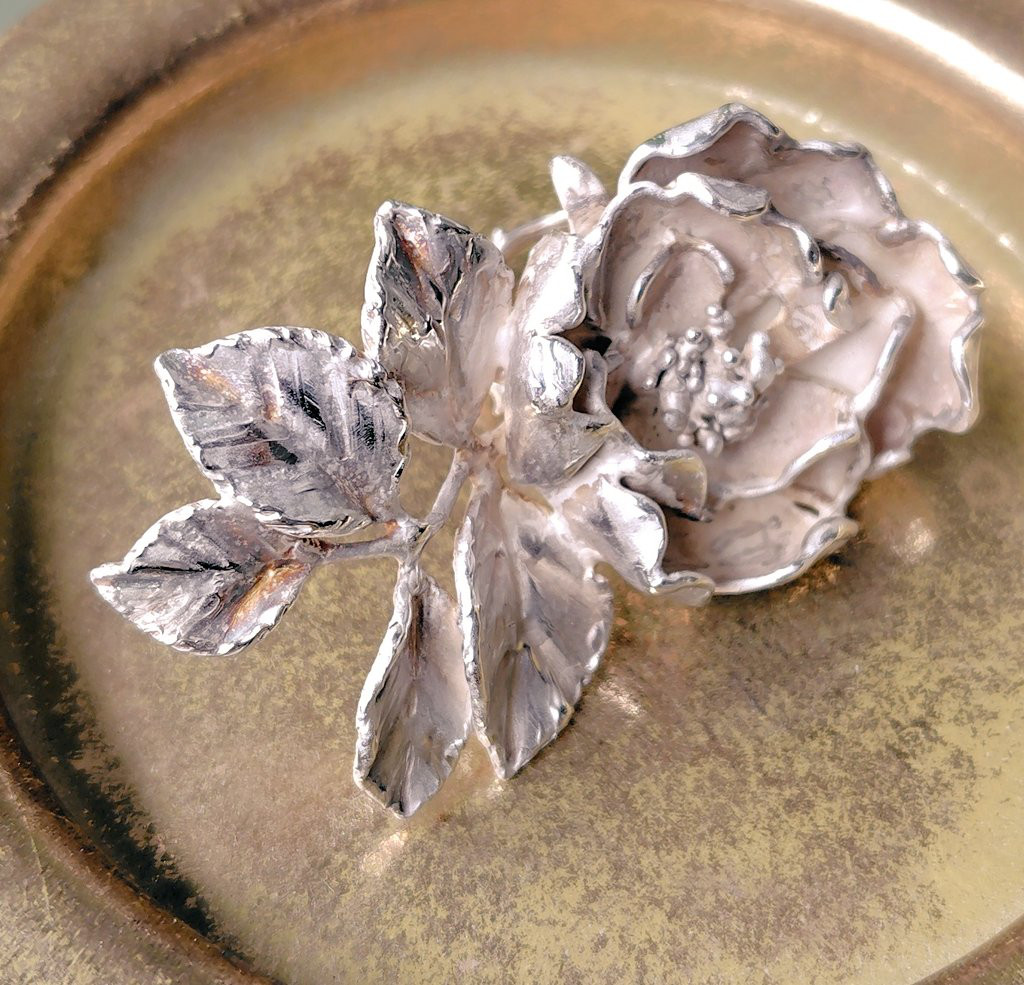 フリーサイズ・銀の指環：《アルバ　セミプレナ/Alba Semi-plena》