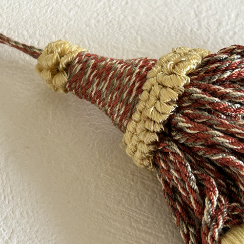 HOULES ウレス社 キータッセル 10cm マルチカラー カルトナージュ