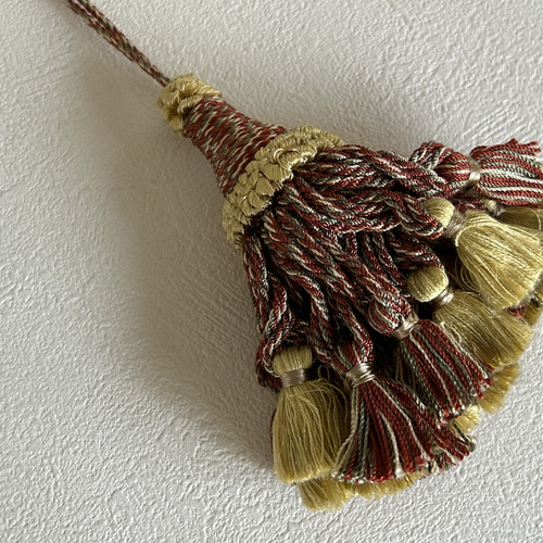 HOULES社ウレス社　タッセル、キータッセル HOULES ウレス社 キータッセル 10cm マルチカラー カルトナージュ