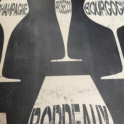 **専用**A2 インテリアポスター ワイングラス F078 白フレーム 専用**A2 インテリアポスター ワイングラス F078 白フレーム