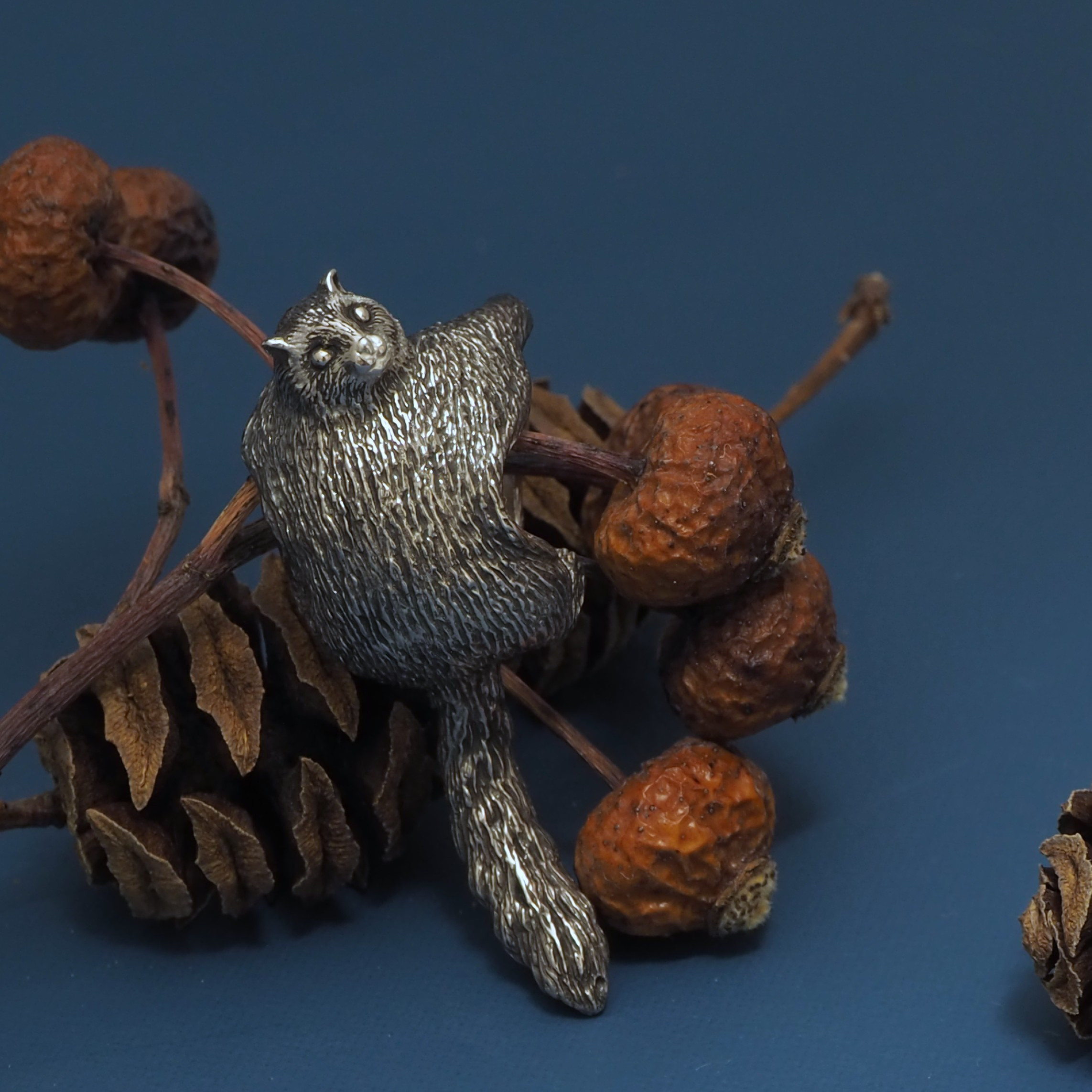 ムササビのイヤーカフ