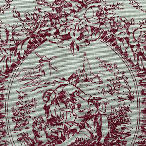 輸入コットンファブリック フランス トワルドジュイ Toile de Jouy