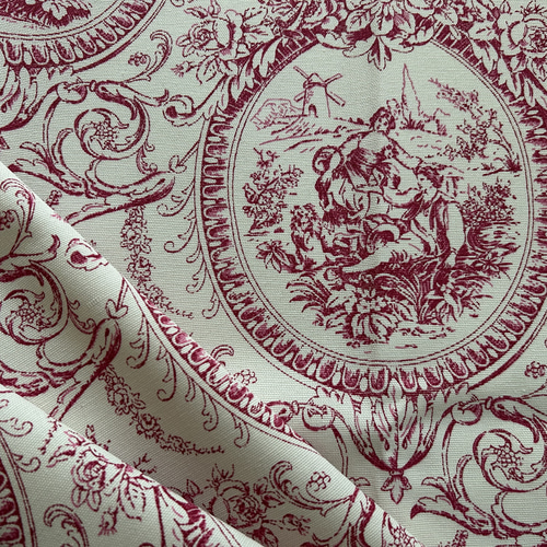 輸入コットンファブリック フランス トワルドジュイ Toile de Jouy