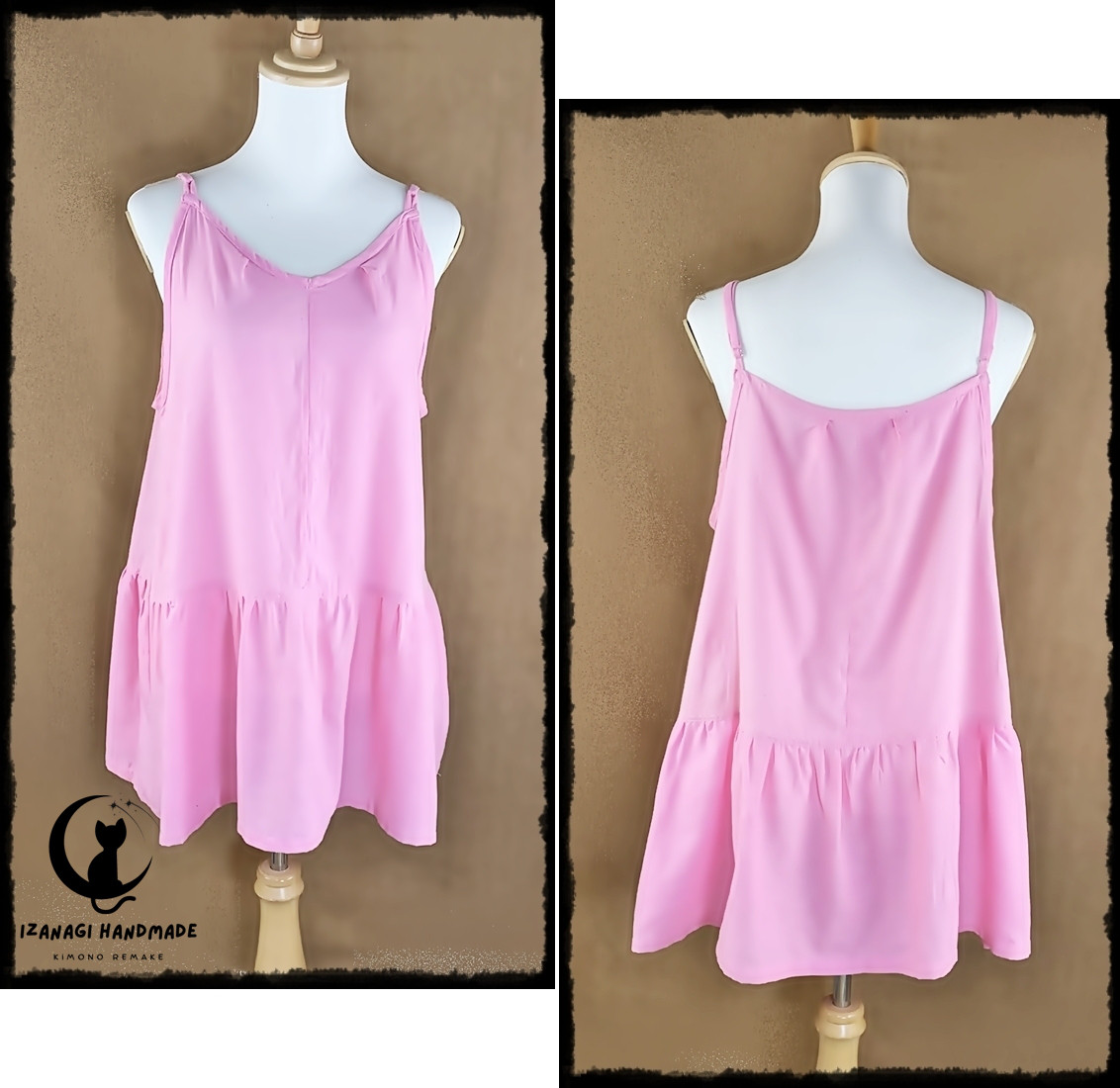 「猫たちと過ごす癒しの時」アンサンブルセットアップ  ハイブリッド IZANAGI HEARTMADE 唯一無二