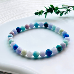 再販✨極上ハンドカット✨ハートシェイプ天然本水晶ブレス