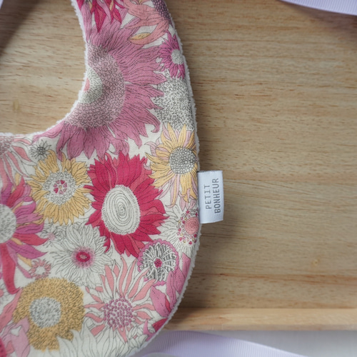 ふわふわやわらか babyスタイ/6重ガーゼ＋タオル地/リバティ  