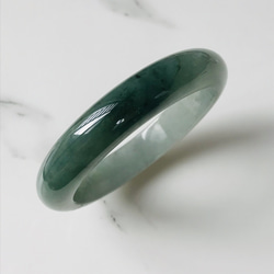 B810-075】翡翠ヒスイバングルミャンマー産57.3mm