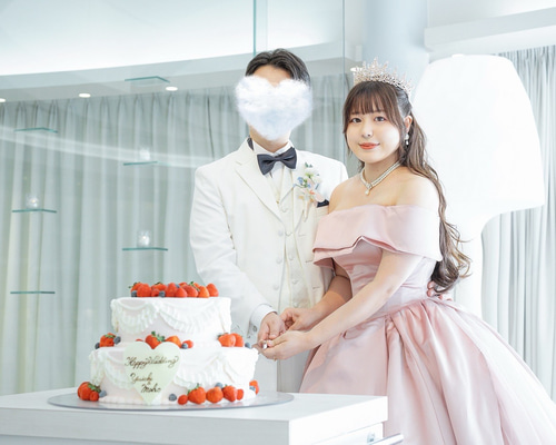 ピンク オフショルダー フリル付き カラードレス　結婚式 フリル付きオフショルダーピンクドレス ピンク オフショルダー フリル