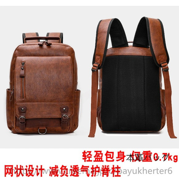 #高級感#旅行#小人数#贈り物#本革のリュックサック。。ダブルショルダーバッグレディース本革新型高級感大容量アウトドアビ