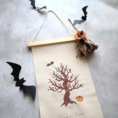 ハロウィンタペストリー☆魔女の箒 No.228 秋冬新作2025