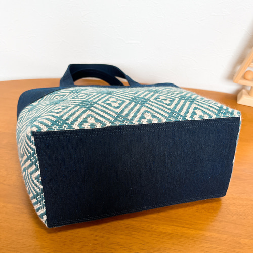 こぎん刺しトートバッグ 手さげ トートバッグ craft_e°ru 通販