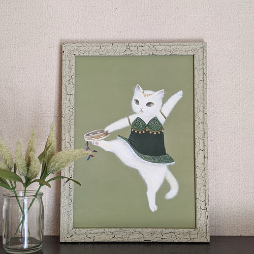 原画バレエイラスト『ねこエスメラルダ』 イラスト 桂 通販 19691476