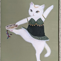 原画≪白猫と長靴をはいた猫≫B5サイズ 絵画 桂 通販 15435438｜Creema