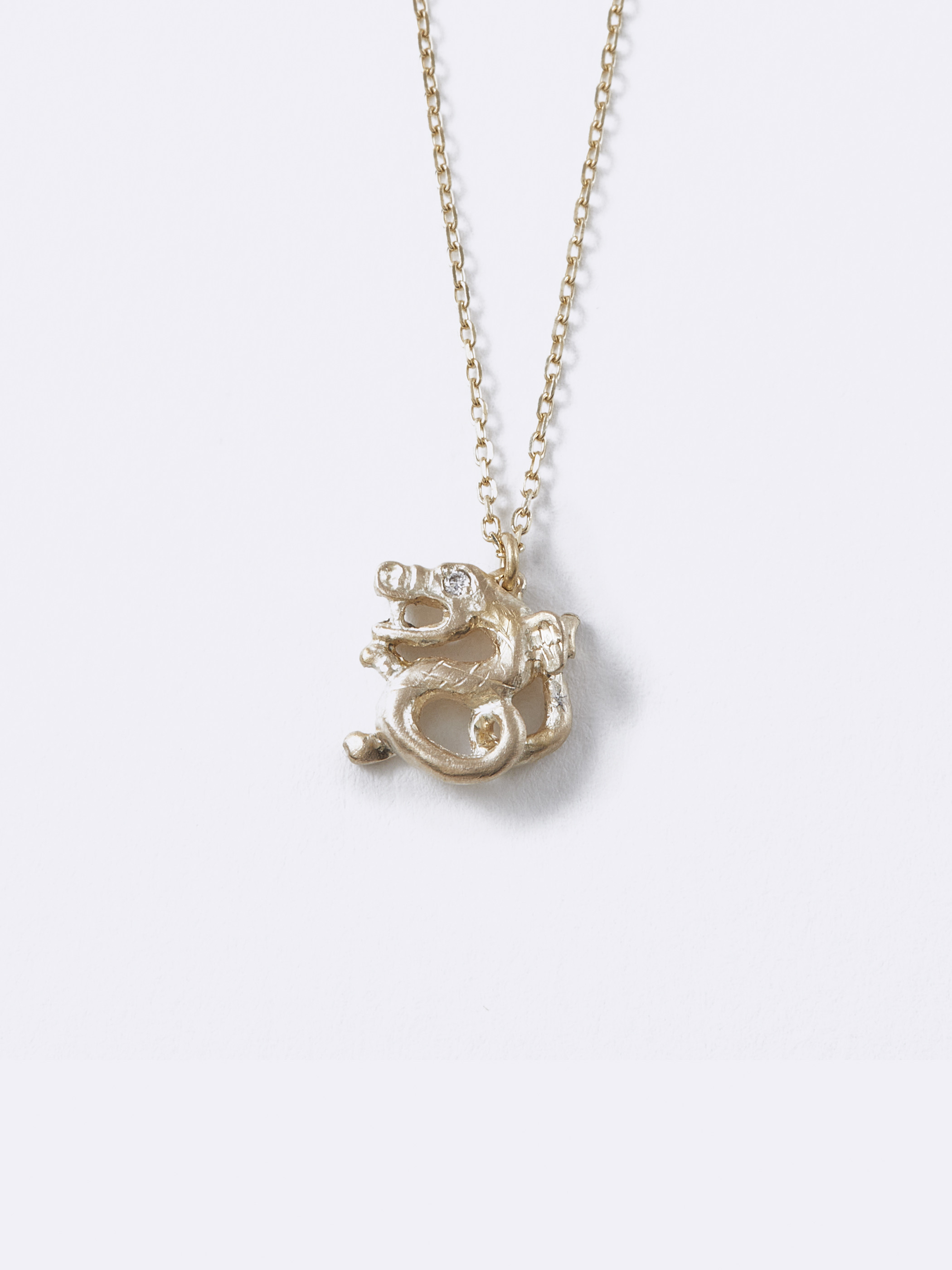 ドラゴンネックレス Silver ラボグロウンダイヤモンド