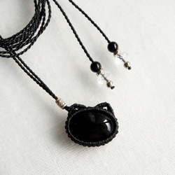 1点もの】ペリドットのネックレス * マクラメ編み天然石アクセサリー