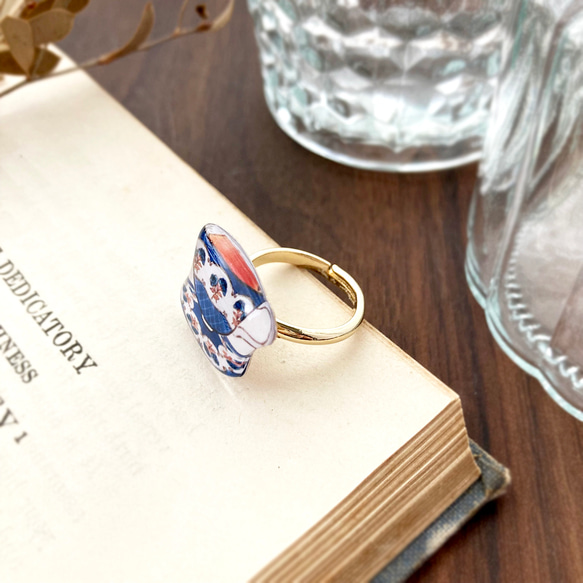 茶杯戒指（花）| 花茶杯戒指（紅茶） 第3張的照片