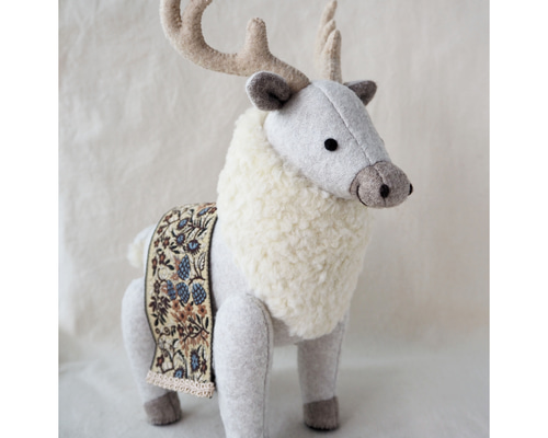 トナカイさん ぬいぐるみ kuzoomiko 通販 19692211｜Creema(クリーマ