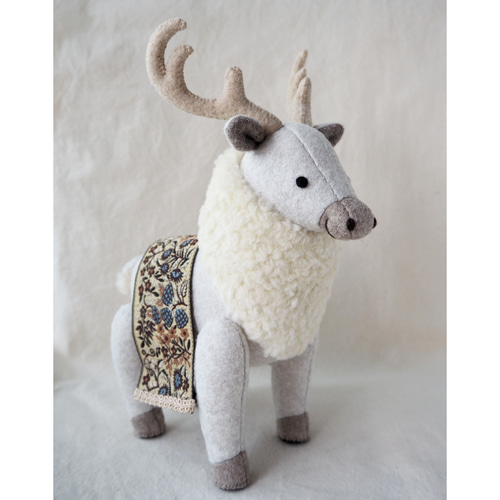 トナカイさん ぬいぐるみ kuzoomiko 通販 19692211｜Creema(クリーマ