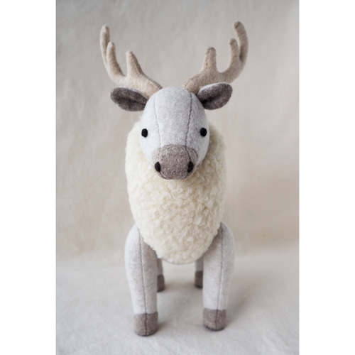 トナカイさん ぬいぐるみ kuzoomiko 通販 19692211｜Creema(クリーマ