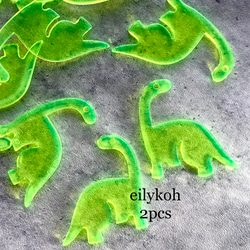 2個/スカル さくらんぼチャーム 骸骨 シルバー ブラック CH285