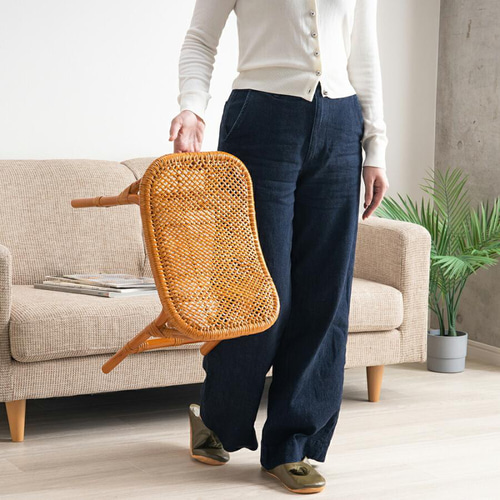 天然ラタンスクエアスツール 椅子（チェアー）・スツール liveit 通販