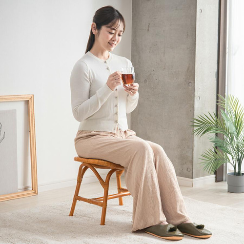 天然ラタンスクエアスツール 椅子（チェアー）・スツール liveit 通販