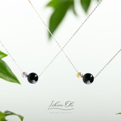 #2053 ♡ゴールドオブシディアン&モリオン&水晶天然石♡マクラメネックレス ゴールデンオブシディアンマクラメネックレスmac312天然石