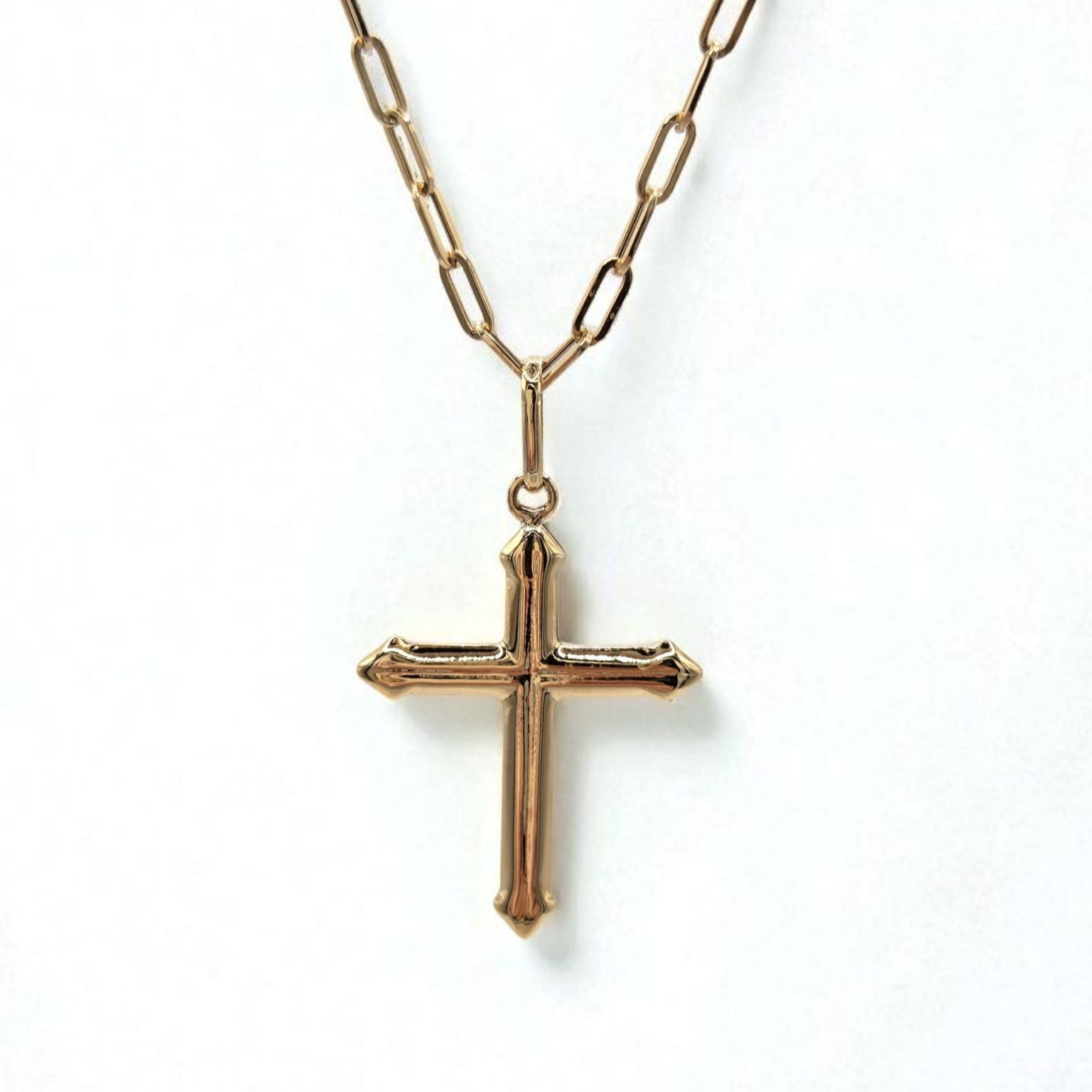 K18　十字架　クロス　ペンダント