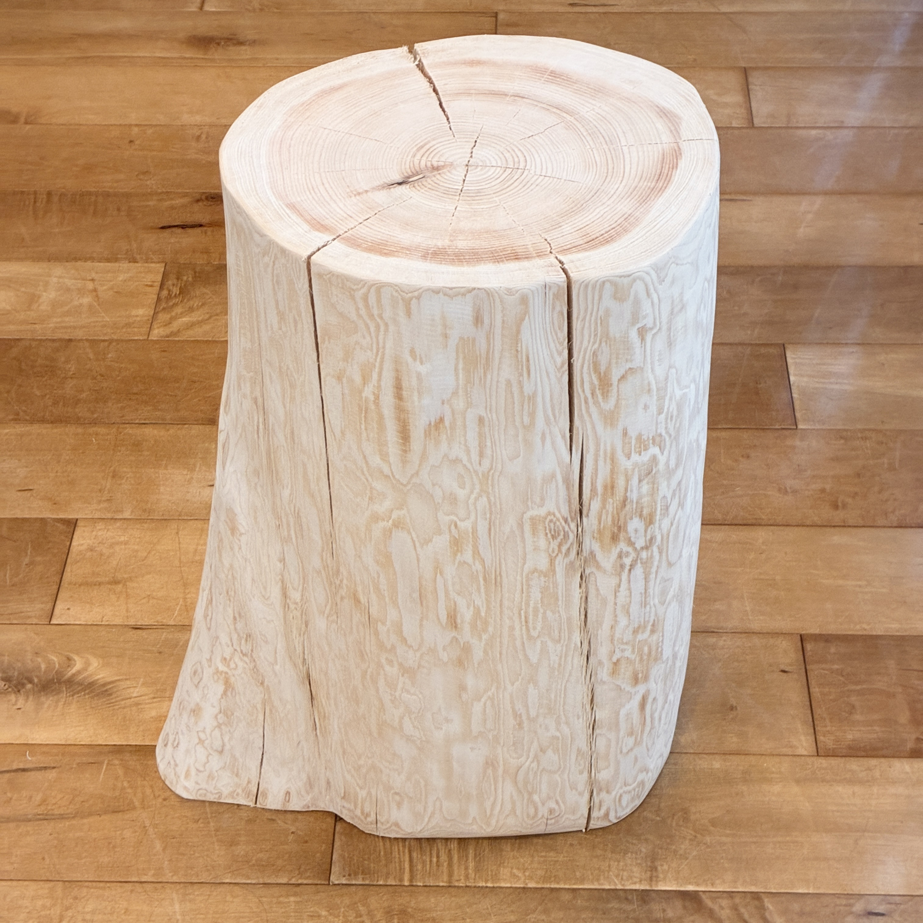 Hinoki  Wood  Stool  No.1368