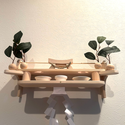 国産檜の上質な神棚／神座kamikura−響（ひびき） 棚・シェルフ