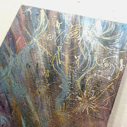 風水エネルギー絵画＊選ばれし者を照らす光の道と龍の神霊の守護